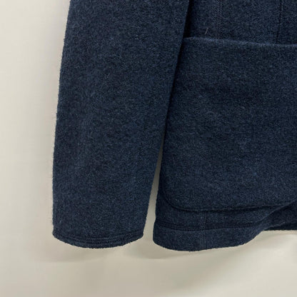 EPOCA UOMO Light Wool Knit Jacket Navy Size 46