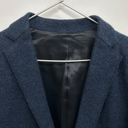EPOCA UOMO Light Wool Knit Jacket Navy Size 46