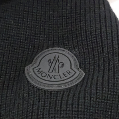 MONCLER CARDIGAN TRICOT Knit Panel Down Jacket Black Size M