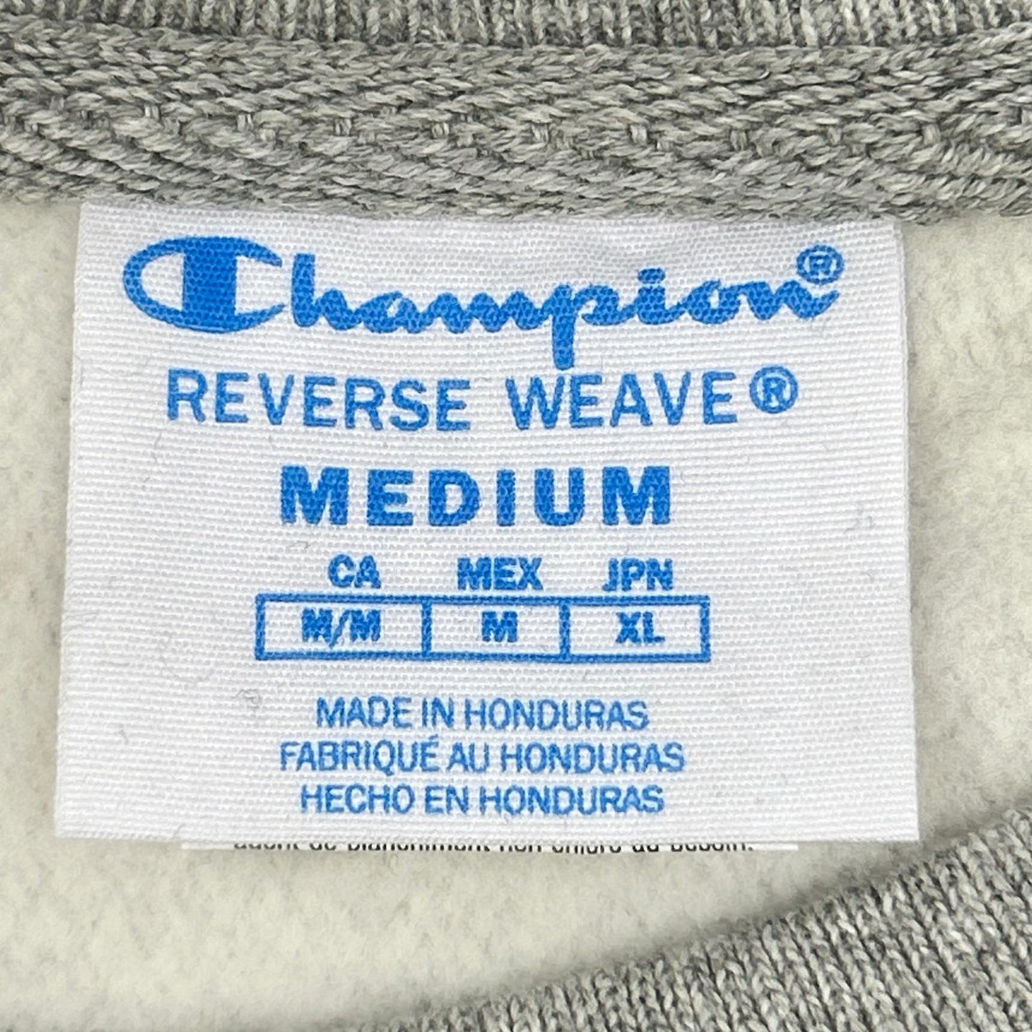 Champion xMoMA Reverse Weave Cotton Sweatshirt Gray Size M
