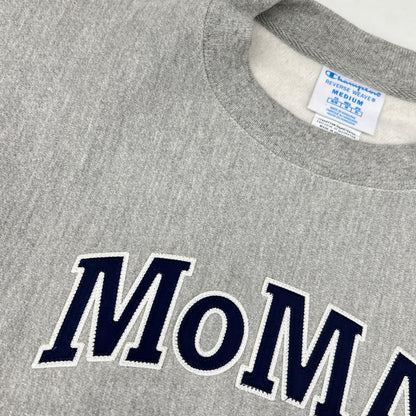 Champion xMoMA Reverse Weave Cotton Sweatshirt Gray Size M