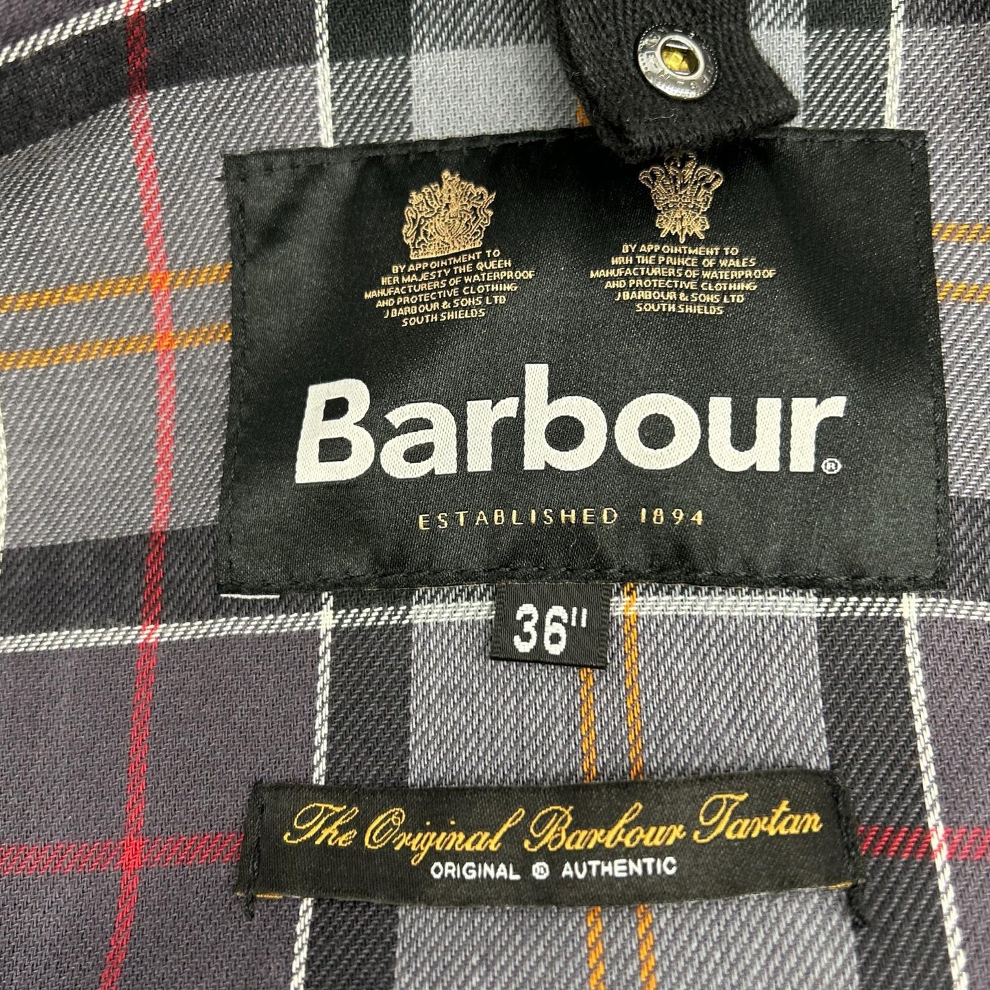 Barbour Bedale Polyester Jacket Navy Size 36