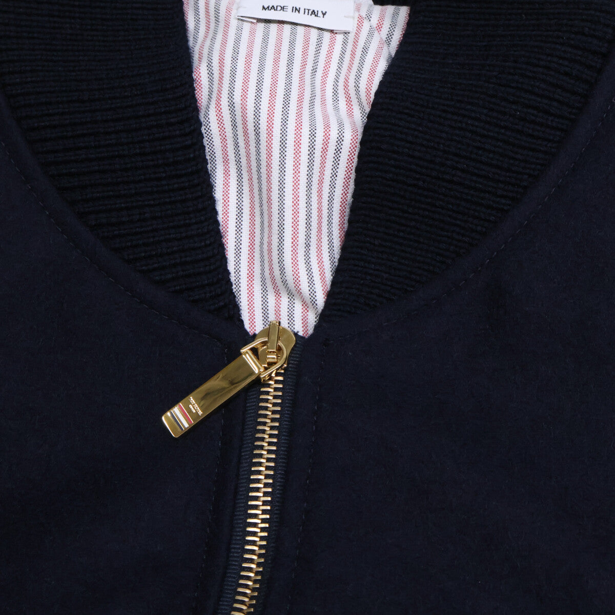 THOM BROWNE Melton Wool 4BAR Oversized Jacket