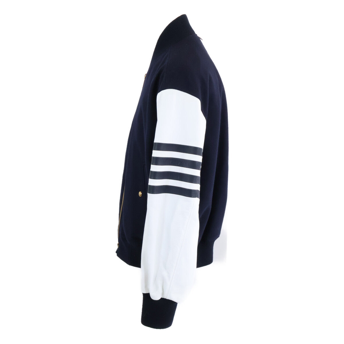 THOM BROWNE Melton Wool 4BAR Oversized Jacket