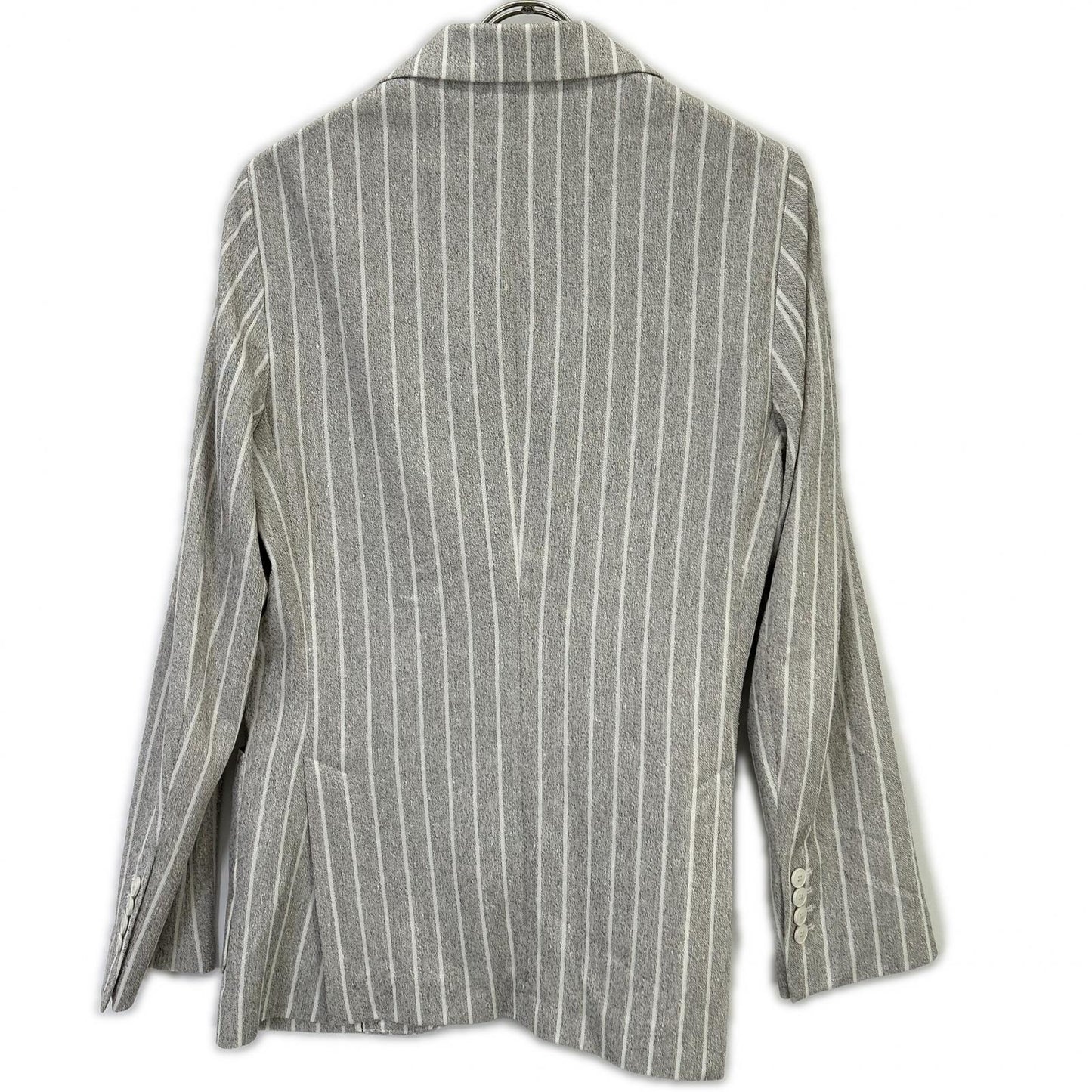 CIRCOLO1901 Cotton Linen 2B Jacket Gray Size 46
