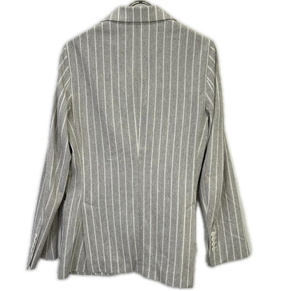 CIRCOLO1901 Cotton Linen 2B Jacket Gray Size 46