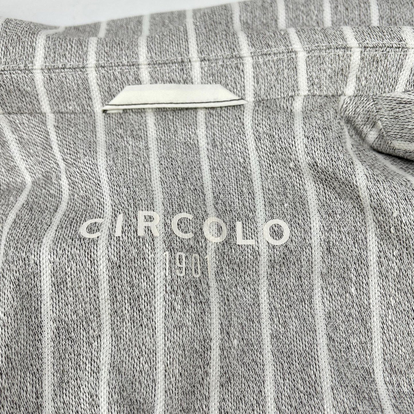CIRCOLO1901 Cotton Linen 2B Jacket Gray Size 46
