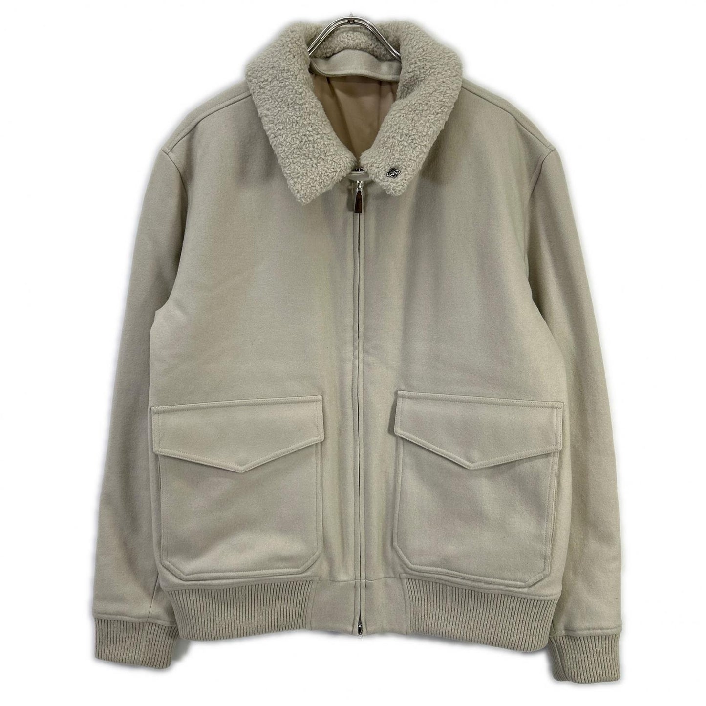GRAN SASSO Wool Padded Jacket Beige Size 50