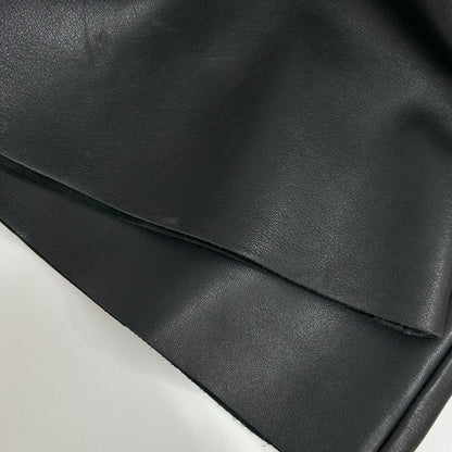 KADOYA Black Leather Pants Size 35