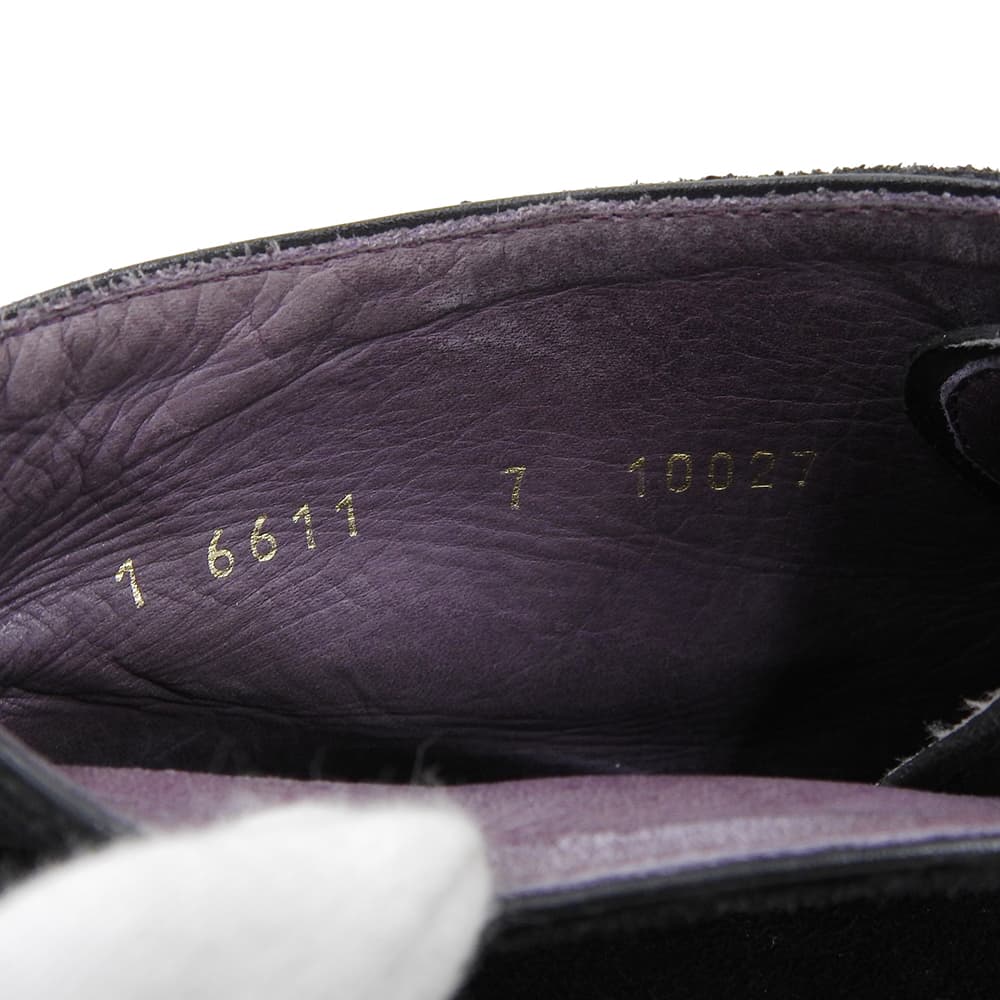 CARMINA Suede Chukka Boots Black Size 7