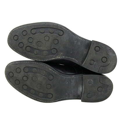 REGAL Black Leather U-Tip Sneakers