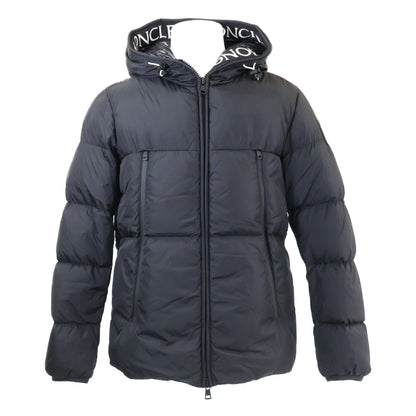 MONCLER MONTCLA Hooded Down Jacket w/ Logo Tape Black Size 4