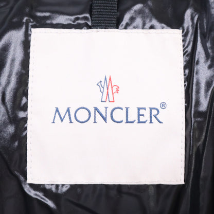 MONCLER MONTCLA Hooded Down Jacket w/ Logo Tape Black Size 4