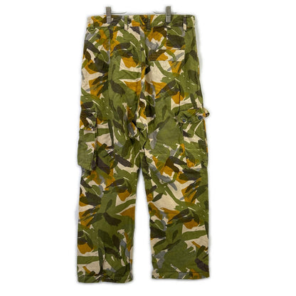 NIGEL CABOURN LYBRO Camo Linen Blend Cargo Pants Size 34