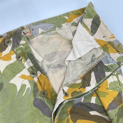 NIGEL CABOURN LYBRO Camo Linen Blend Cargo Pants Size 34