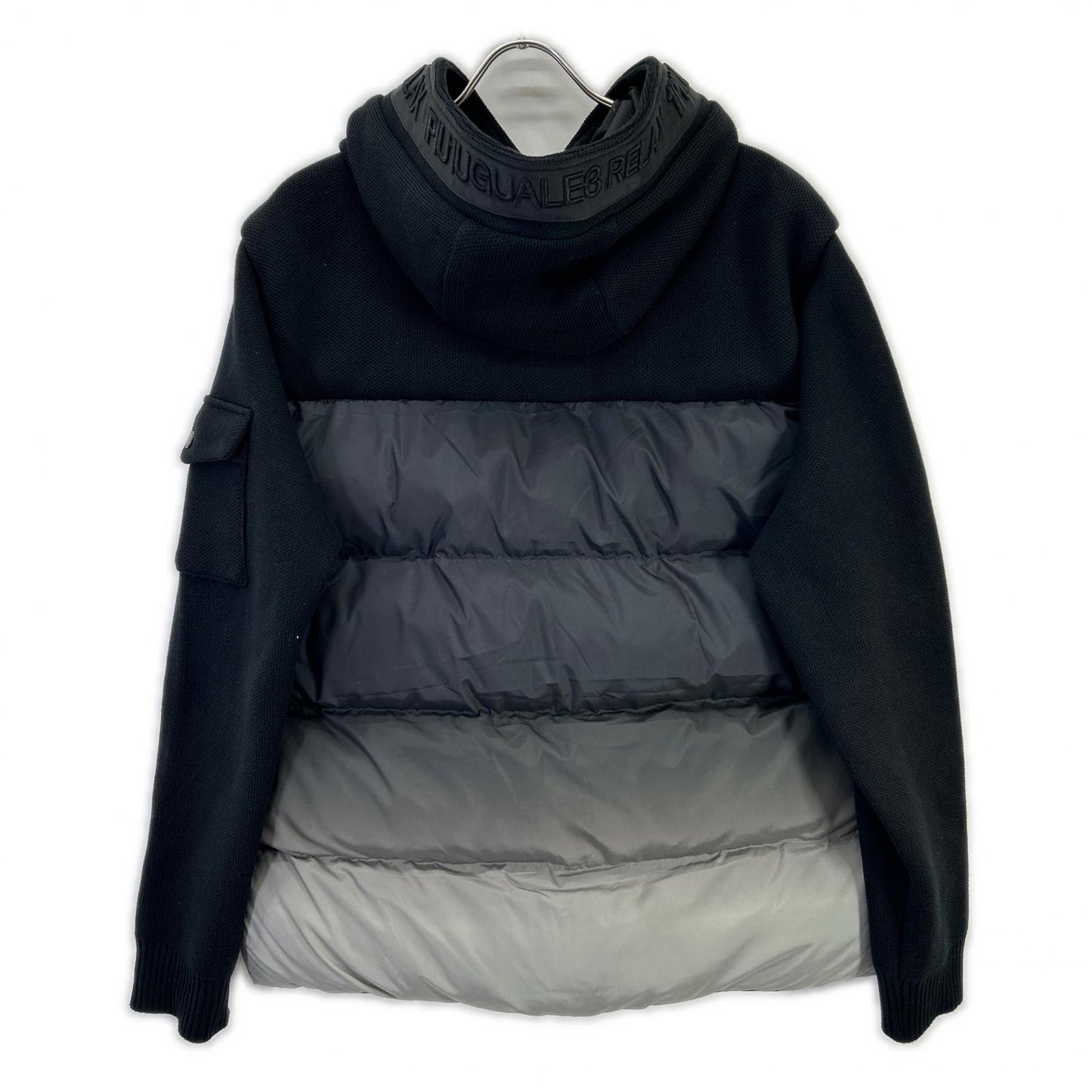 1piu1uguale3 USO-25106 Gradation Knit Jacket Black Size XXL