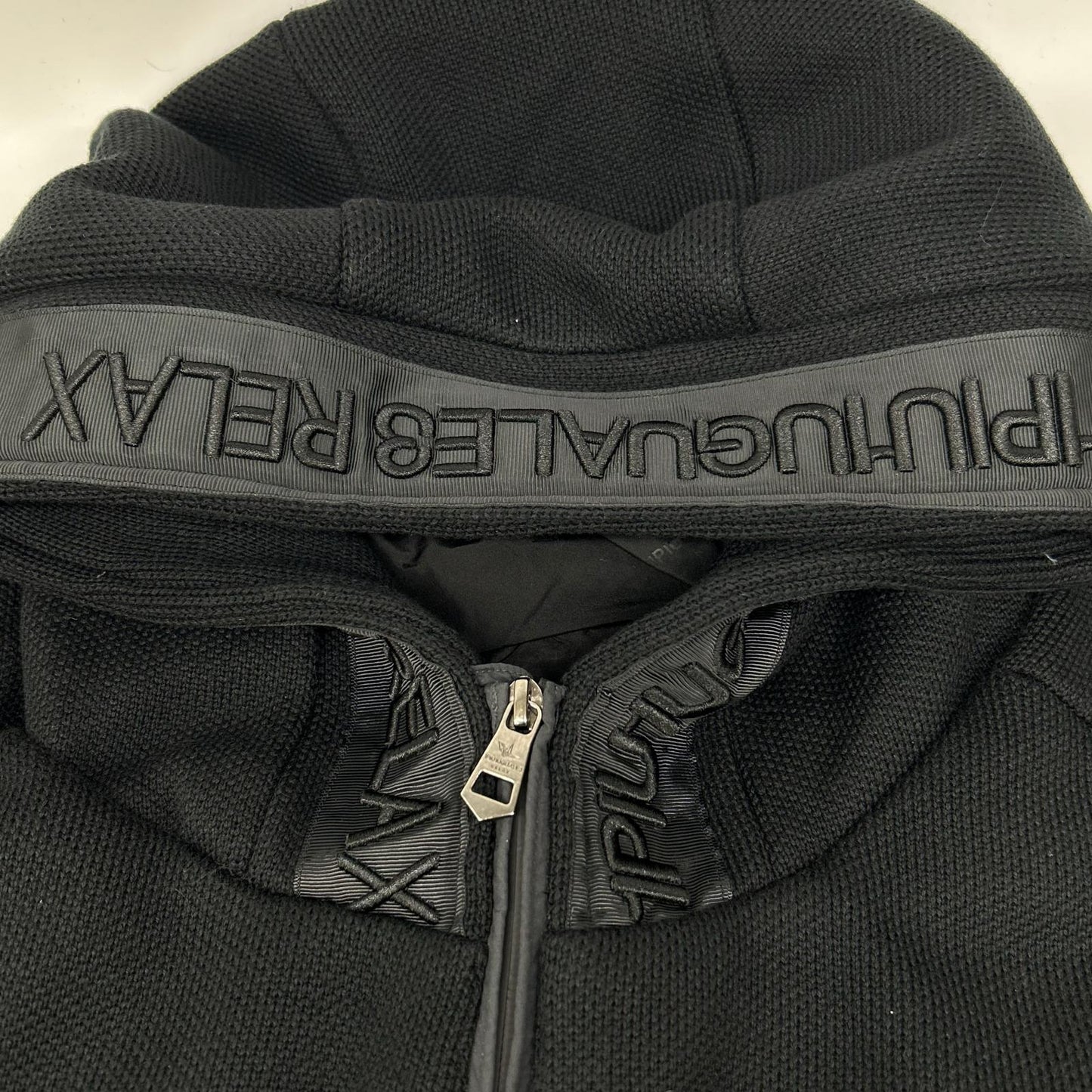 1piu1uguale3 USO-25106 Gradation Knit Jacket Black Size XXL