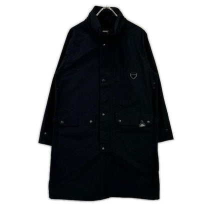 DIESEL A00029 Tech Poplin Cotton Coat Black Size S