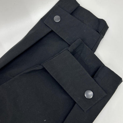 DIESEL A00029 Tech Poplin Cotton Coat Black Size S