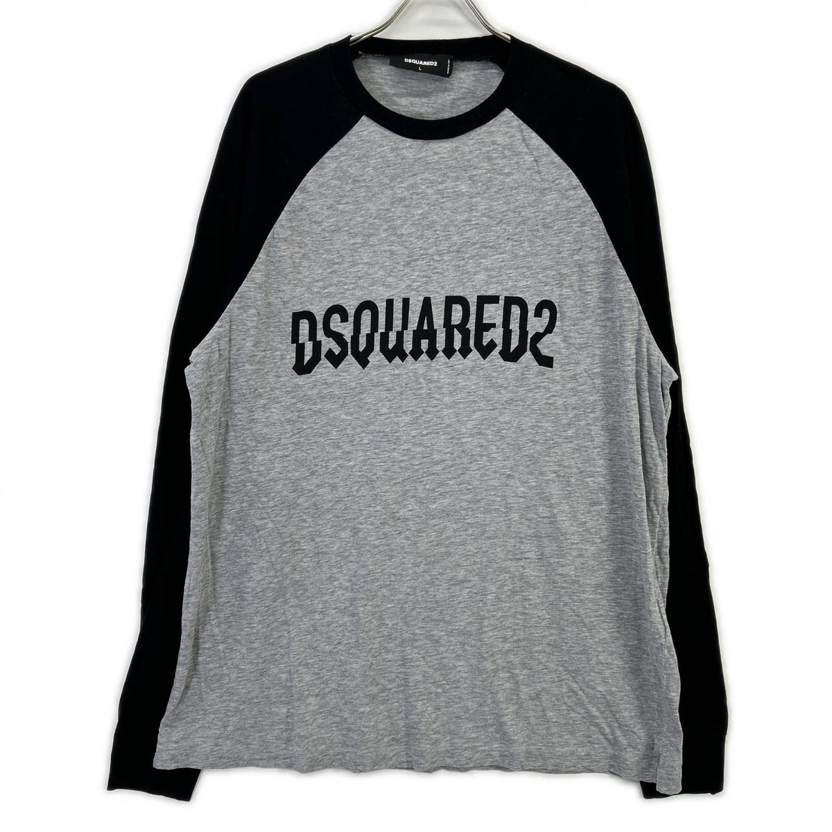 DSQUARED2 23 S74GD1107 Raglan Long T-Shirt Multi Size L
