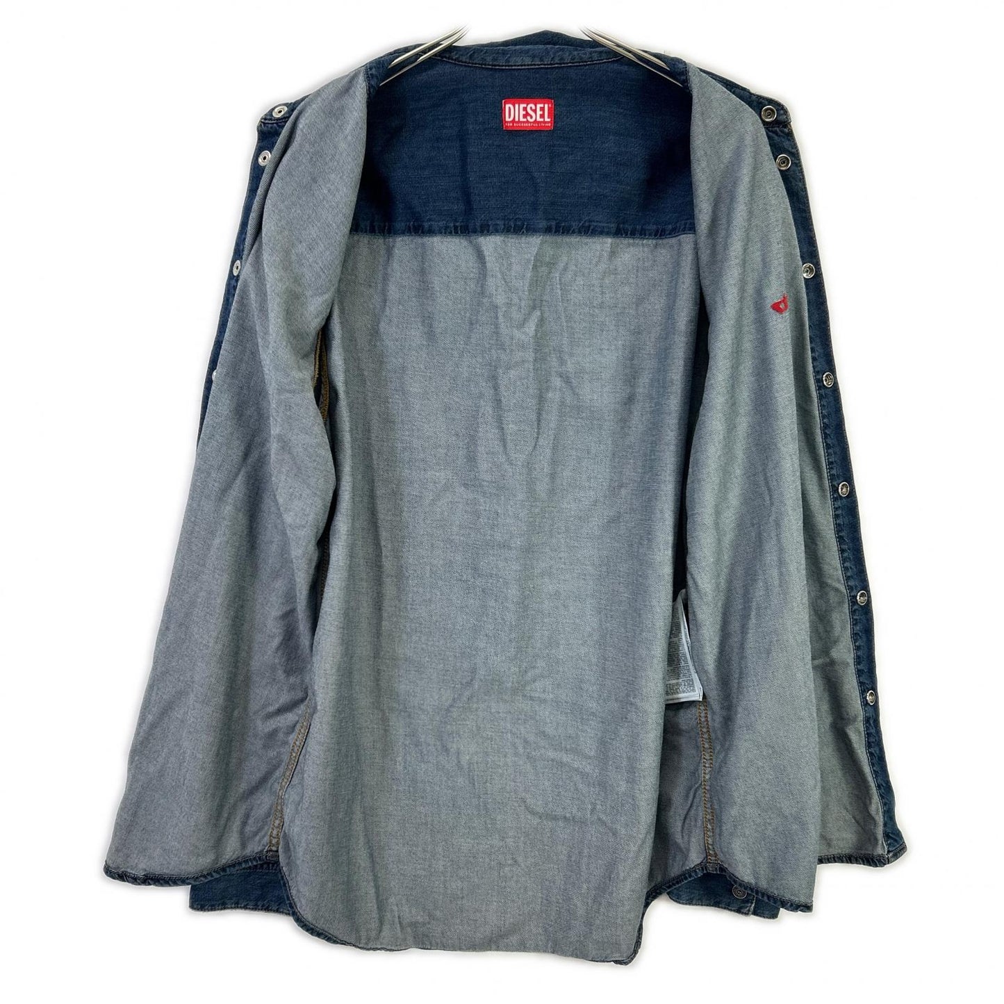 DIESEL A03534 D-SIMPLY Denim Shirt Blue Size M