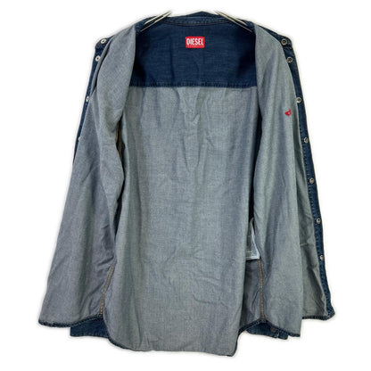 DIESEL A03534 D-SIMPLY Denim Shirt Blue Size M