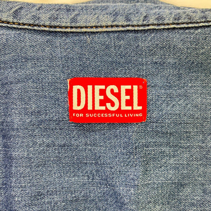 DIESEL A03534 D-SIMPLY Denim Shirt Blue Size M