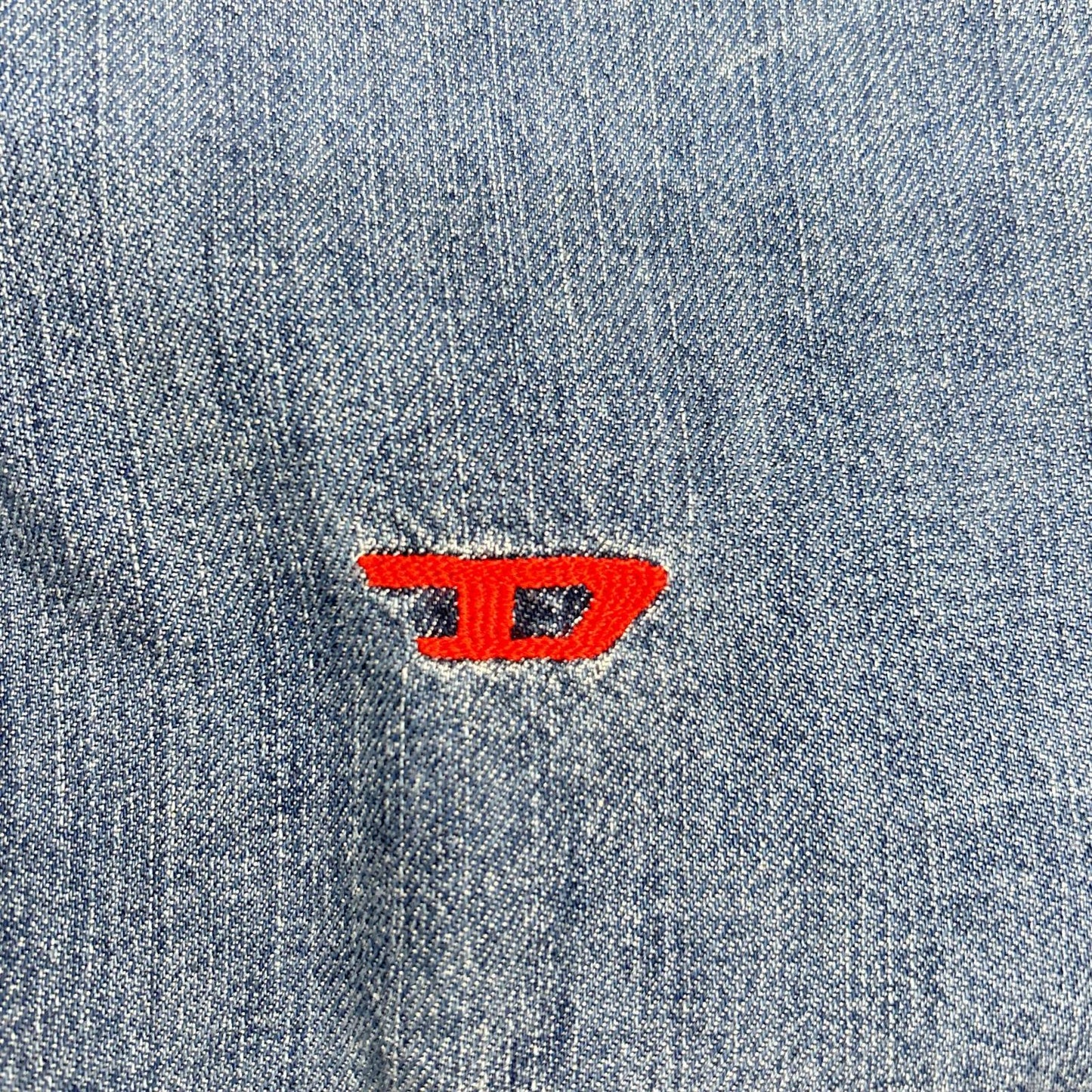 DIESEL A03534 D-SIMPLY Denim Shirt Blue Size M