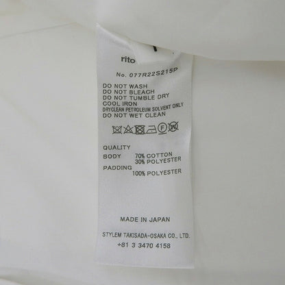 Rito structure R22S215P Padded Shorts White Size 1
