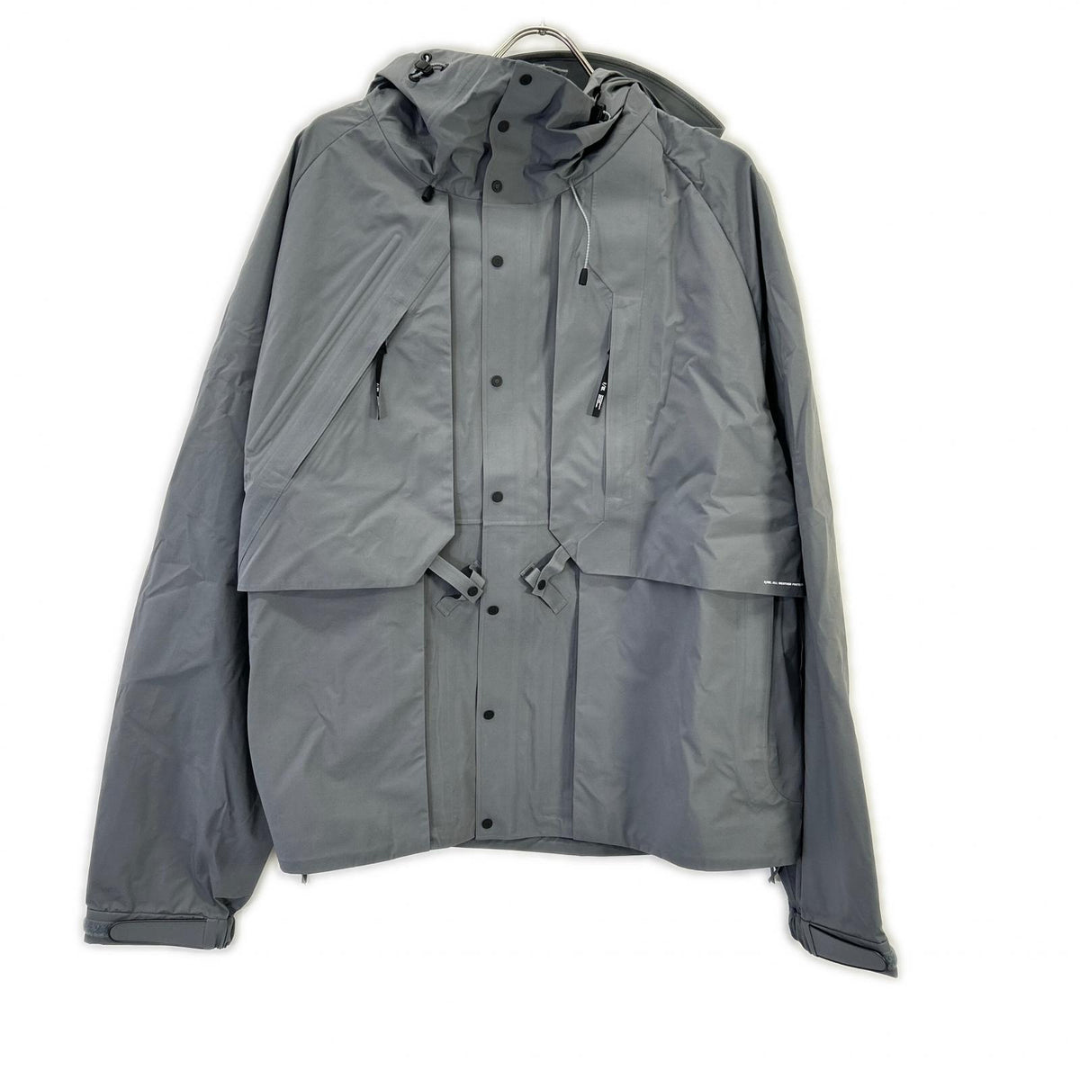 F/CE. Gray Pertex Waterproof Shell Jacket