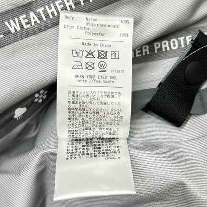 F/CE. Gray Pertex Waterproof Shell Jacket