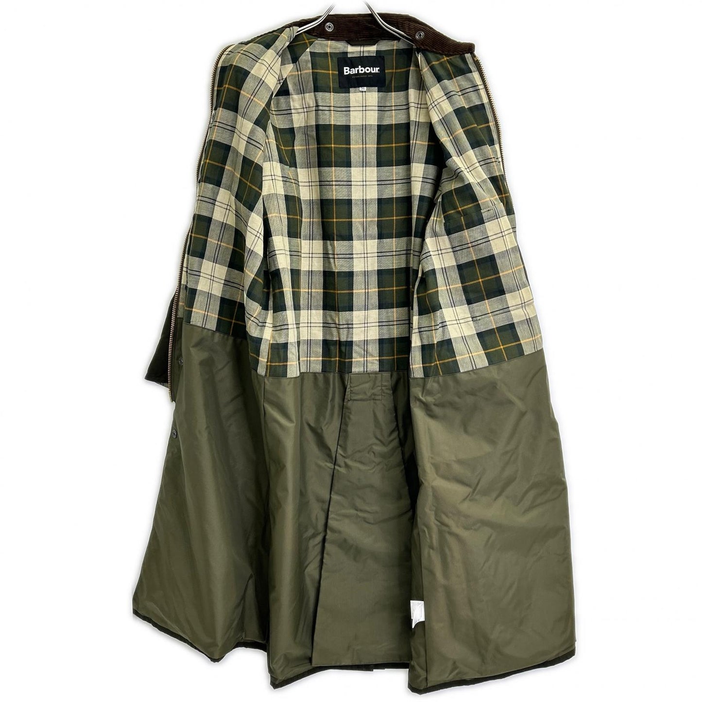 Barbour x FREAK'S STORE SNOWDON Long Coat Khaki Size 36