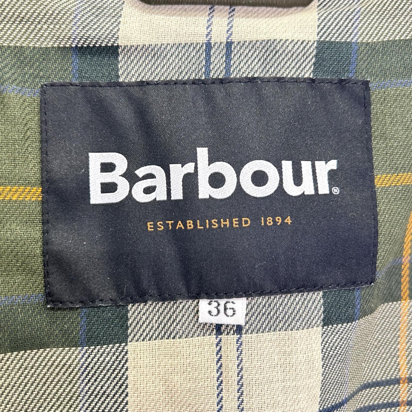 Barbour x FREAK'S STORE SNOWDON Long Coat Khaki Size 36