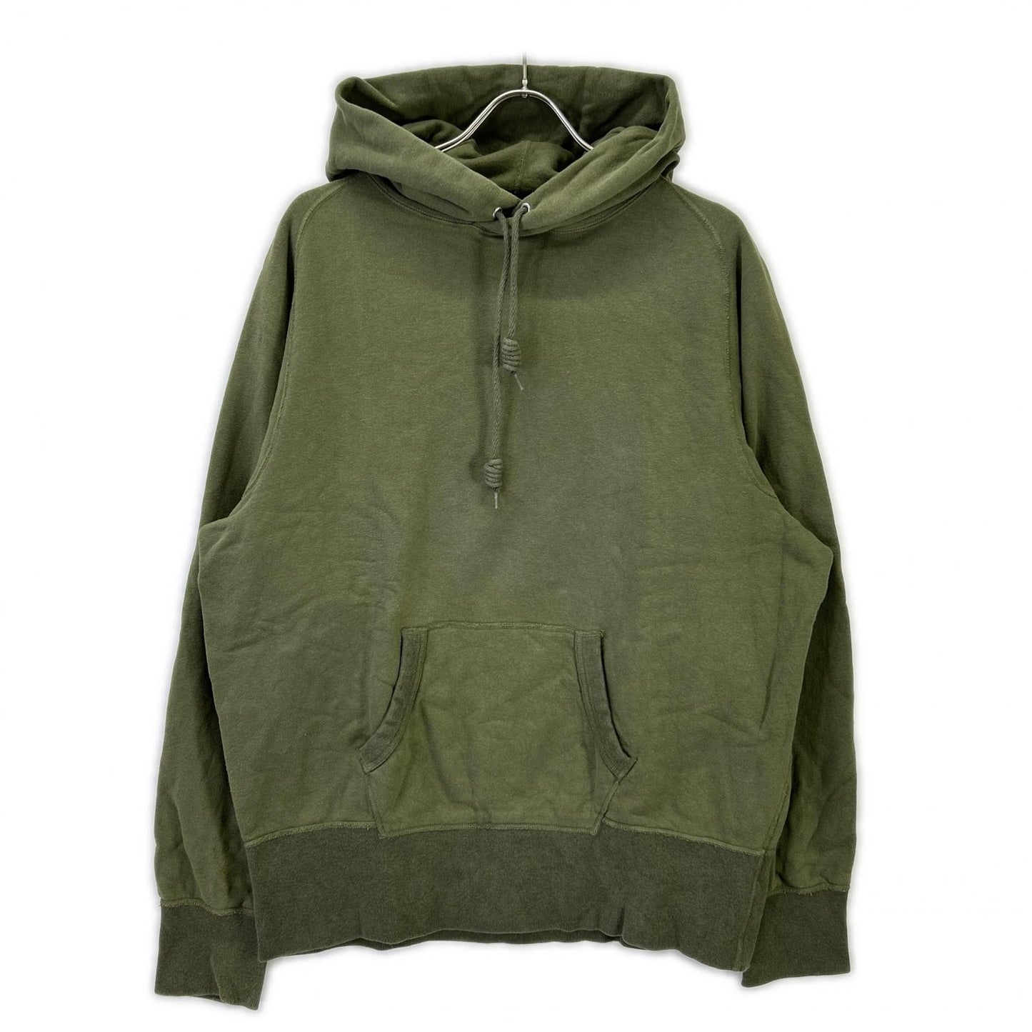 NIGEL CABOURN Khaki Cotton Hoodie Size 50