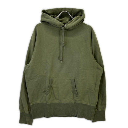 NIGEL CABOURN Khaki Cotton Hoodie Size 50