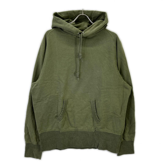 NIGEL CABOURN Khaki Cotton Hoodie Size 50