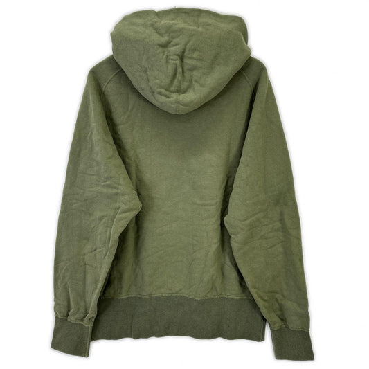 NIGEL CABOURN Khaki Cotton Hoodie Size 50