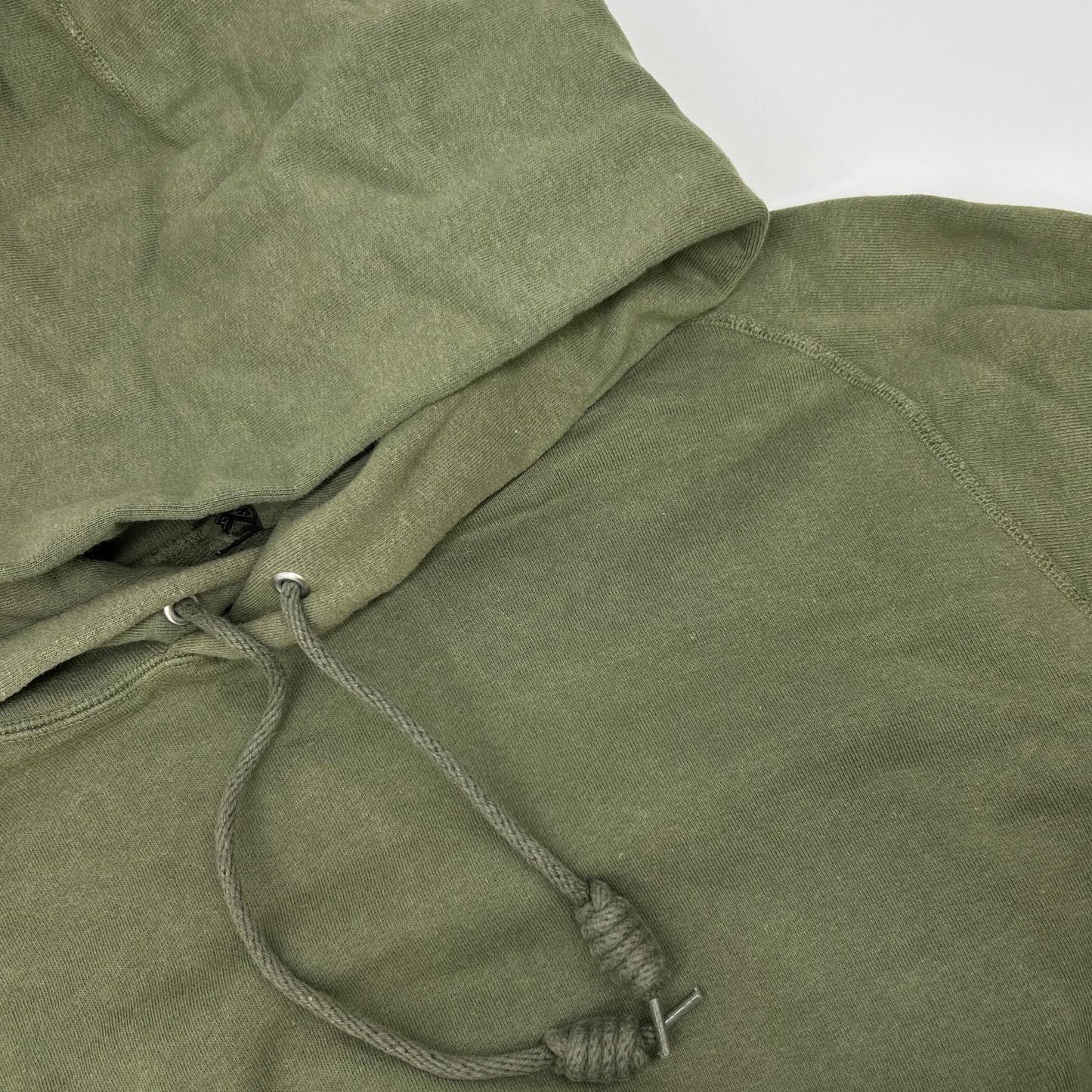 NIGEL CABOURN Khaki Cotton Hoodie Size 50