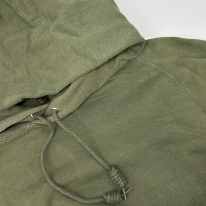 NIGEL CABOURN Khaki Cotton Hoodie Size 50