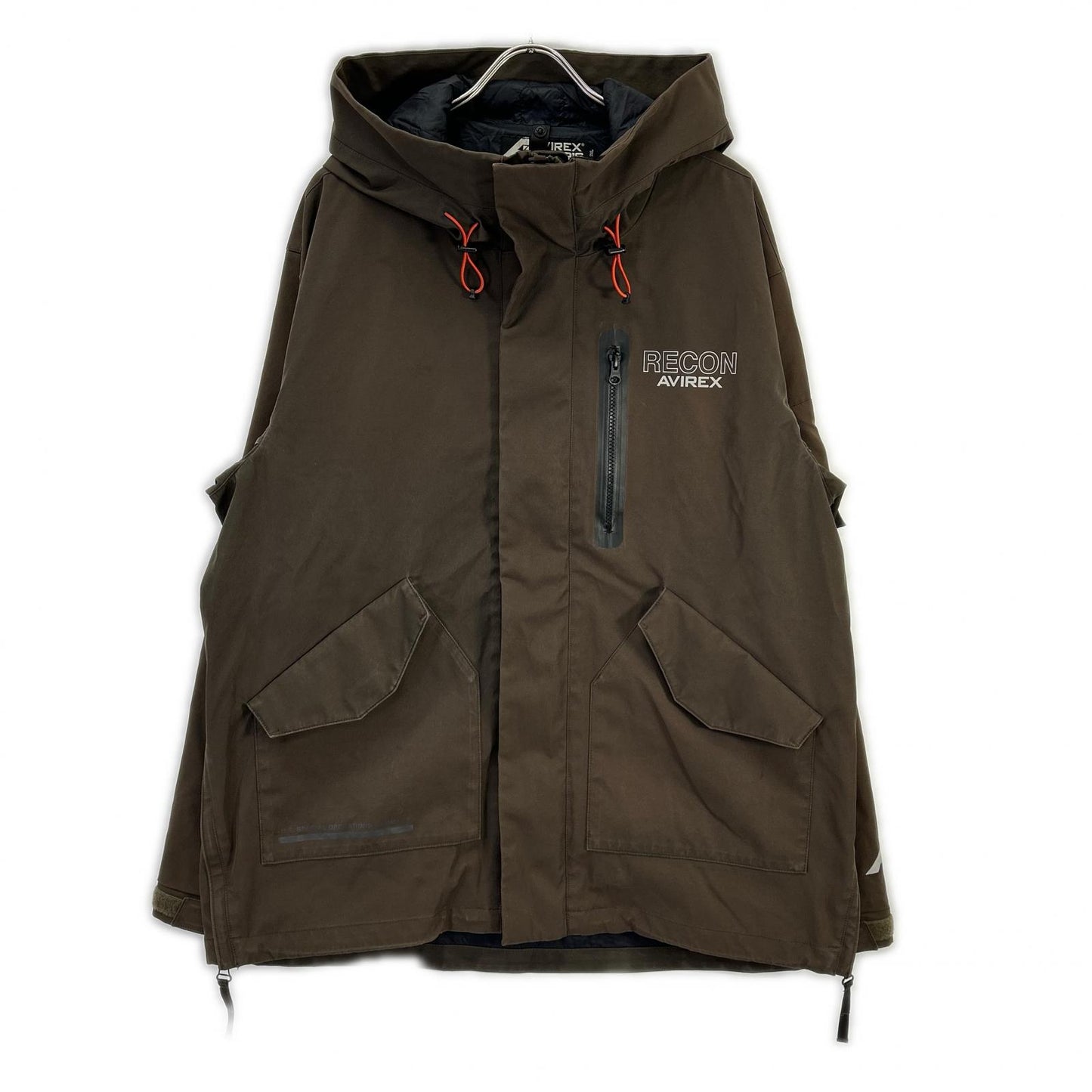 AVIREX Khaki FLYER'S 3-Way CWU Parka Jacket Size 2XL