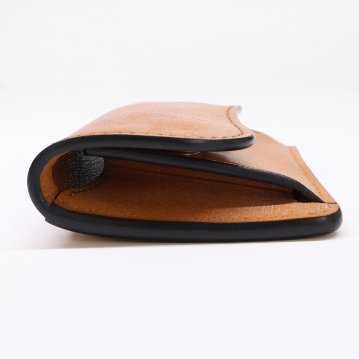 WILDSWANS TONGUE Full Grain London Color Coin Case Size ONE SIZE
