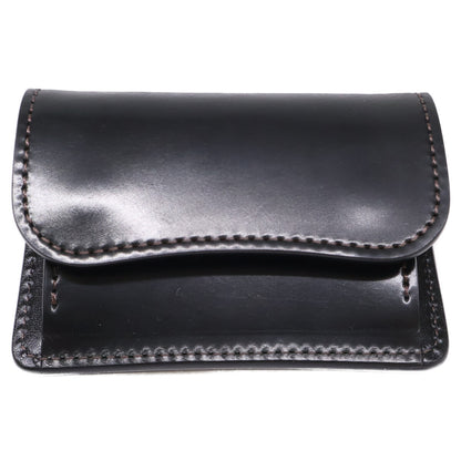 WILDSWANS TONGUE Cordovan Saddle Case Black Size ONE SIZE