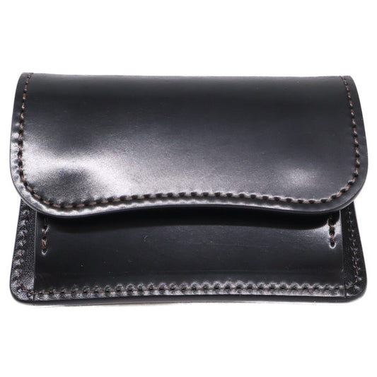 WILDSWANS TONGUE Cordovan Saddle Case Black Size ONE SIZE