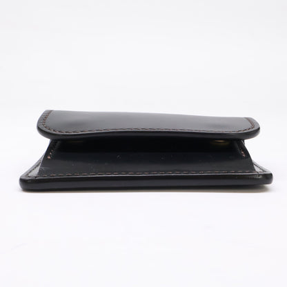 WILDSWANS TONGUE Cordovan Saddle Case Black Size ONE SIZE