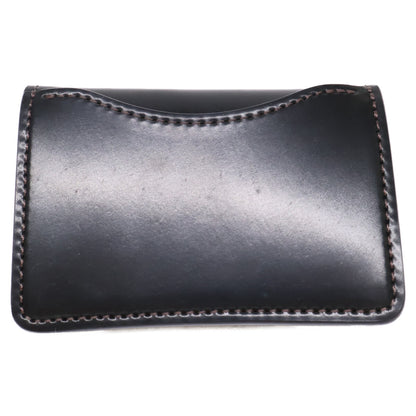 WILDSWANS TONGUE Cordovan Saddle Case Black Size ONE SIZE