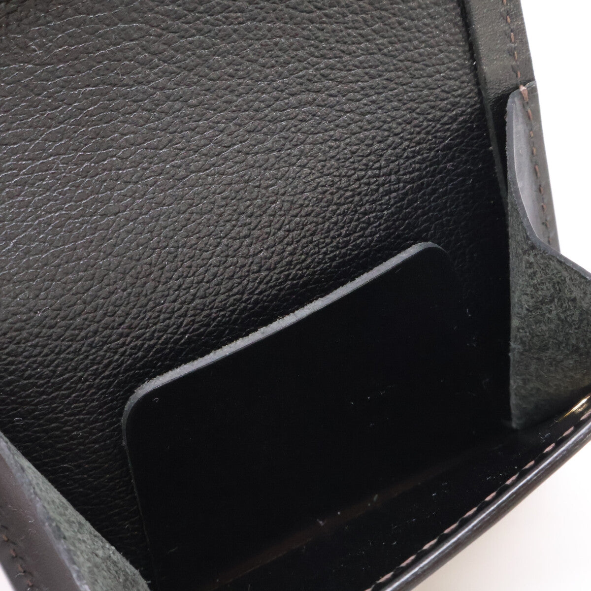 WILDSWANS TONGUE Cordovan Saddle Case Black Size ONE SIZE