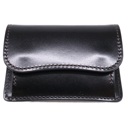 WILDSWANS TONGUE Saddle Pull-up Case Black Size ONE SIZE