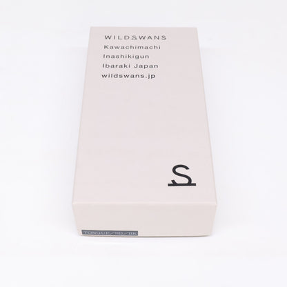 WILDSWANS TONGUE Saddle Pull-up Case Black Size ONE SIZE