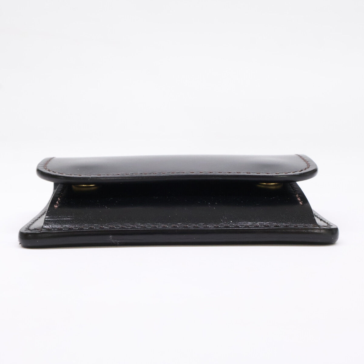 WILDSWANS TONGUE Saddle Pull-up Case Black Size ONE SIZE