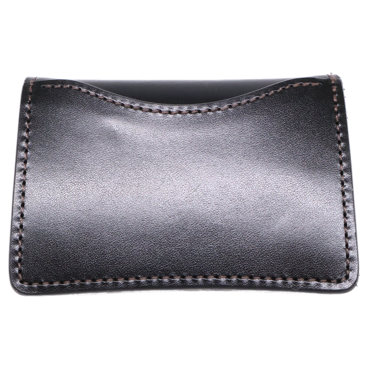 WILDSWANS TONGUE Saddle Pull-up Case Black Size ONE SIZE